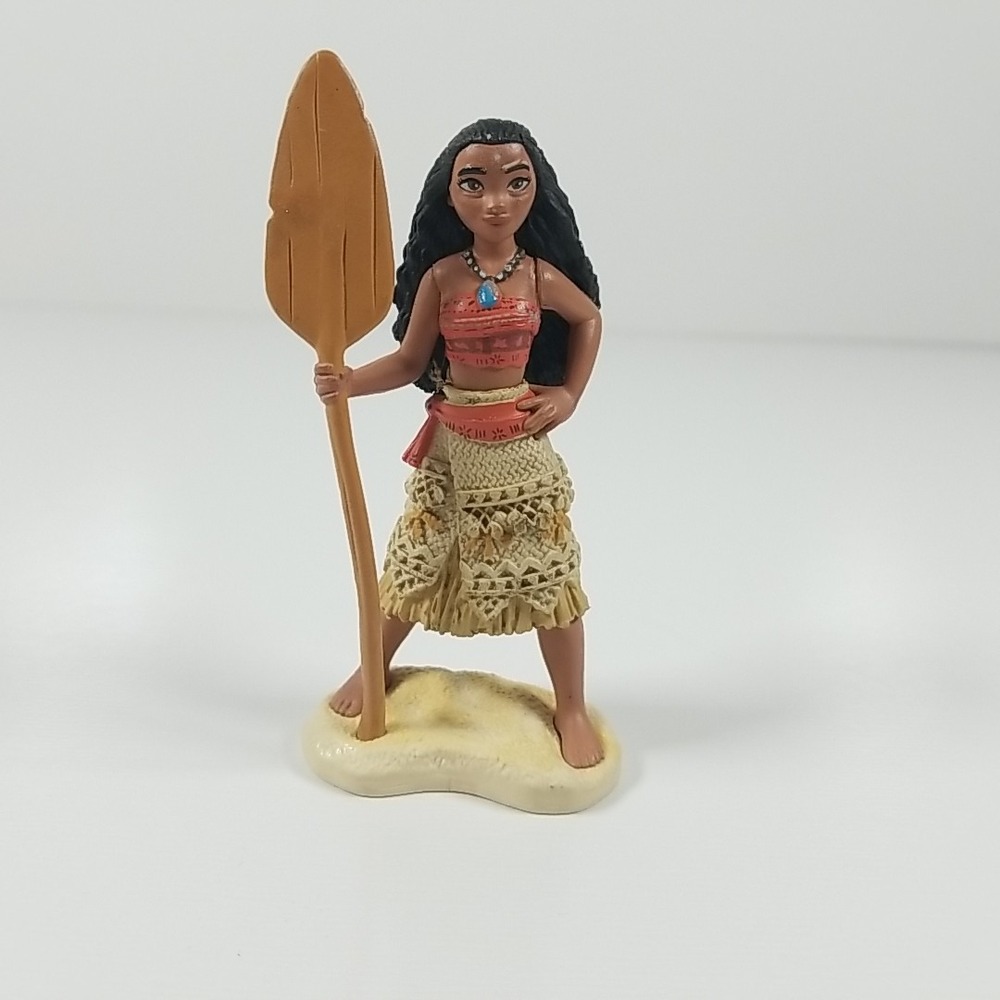 Disney Store Princess Moana 3.5" PVC Figurine Cake Topper Toy Figure